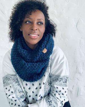 BLUE | Signature Series Infinity Scarf - MINI