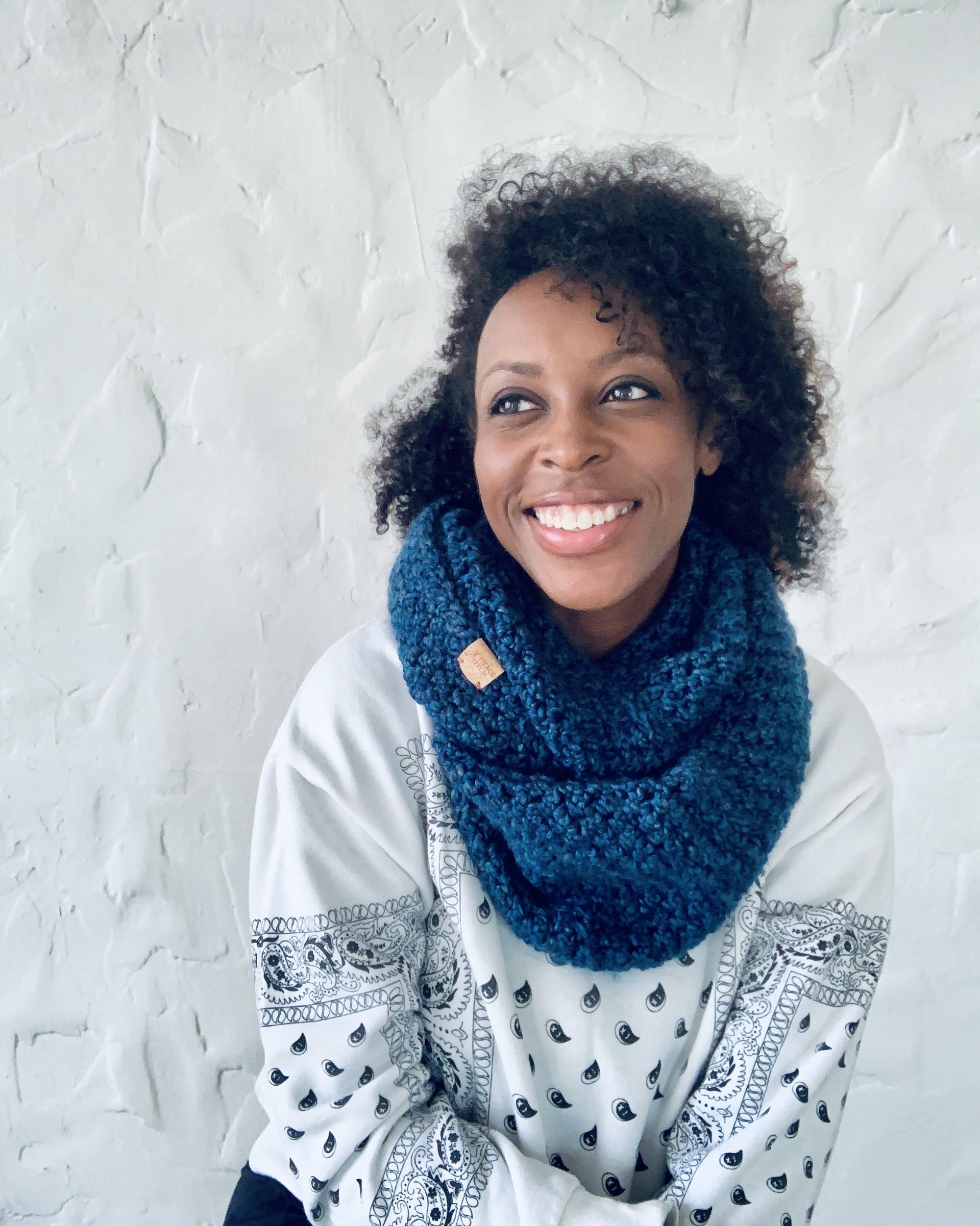 BLUE | Signature Series Infinity Scarf - MINI